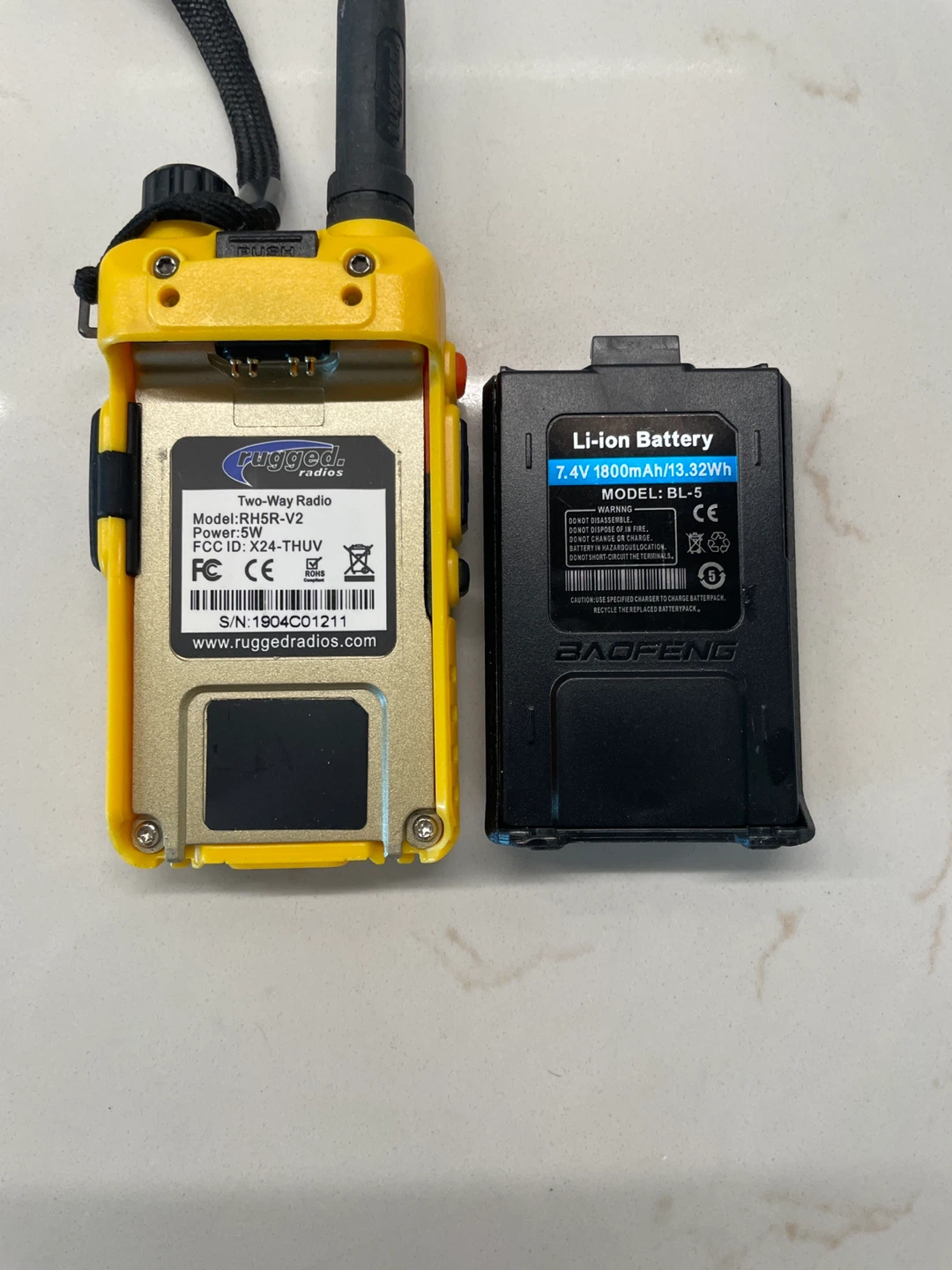 Rugged Radios RH5R-V2 Two-Way Radio - photo 3