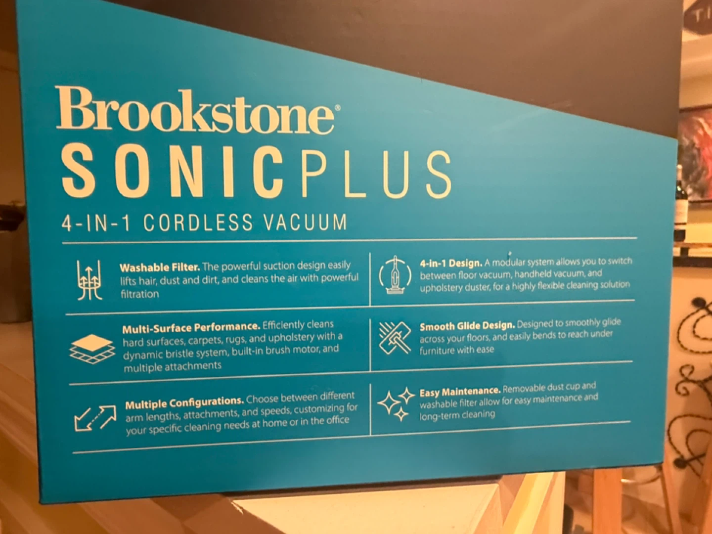 BACKUP vacuum SonicPlus 4-in-1 Cordless Vacuum - photo 2