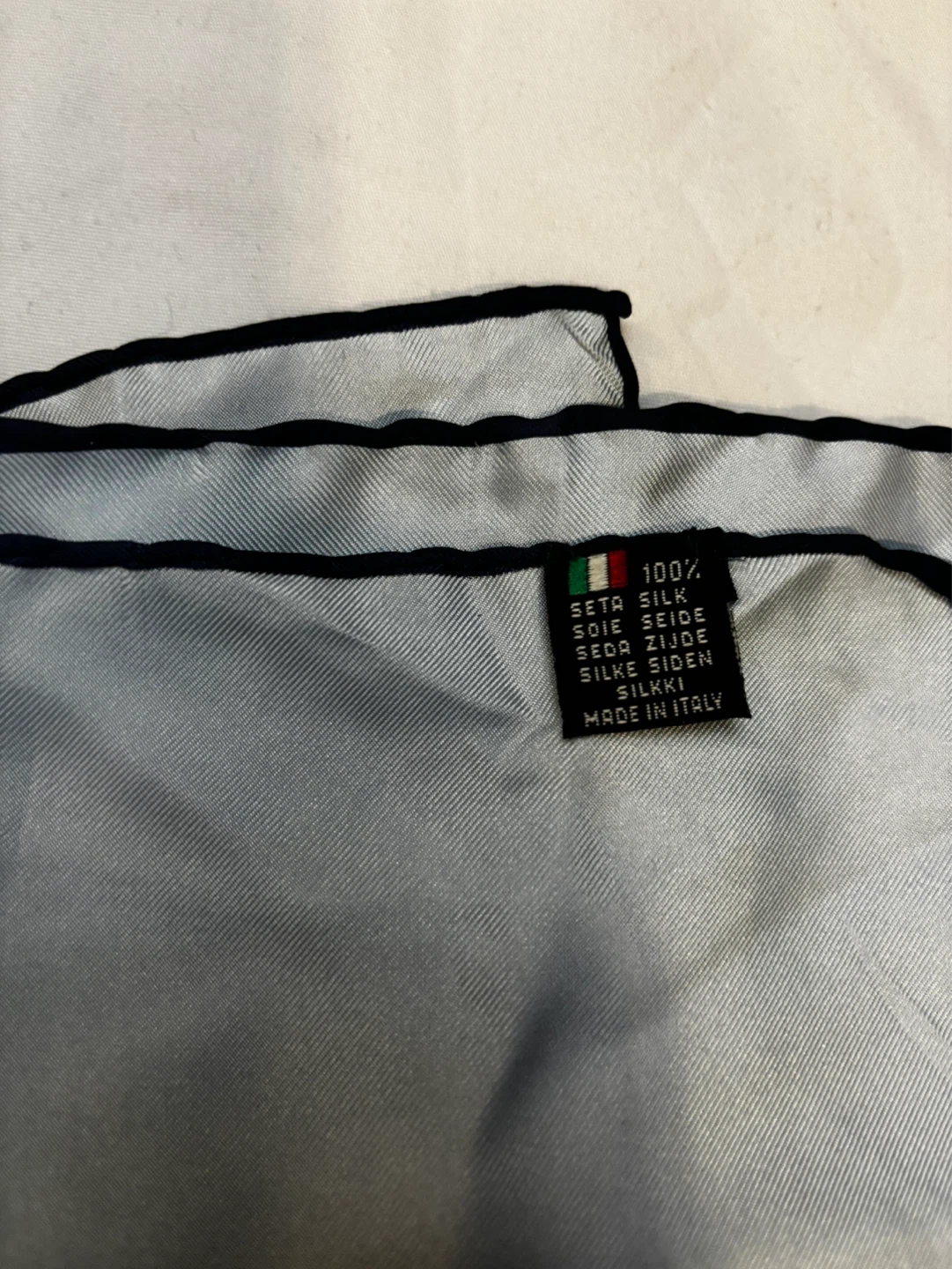 Two 100% Silk Pocket Squares - photo 2