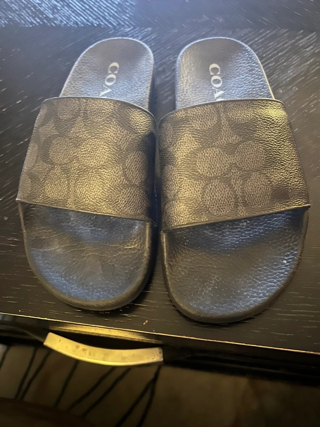 Coach Signature C Slide Sandals