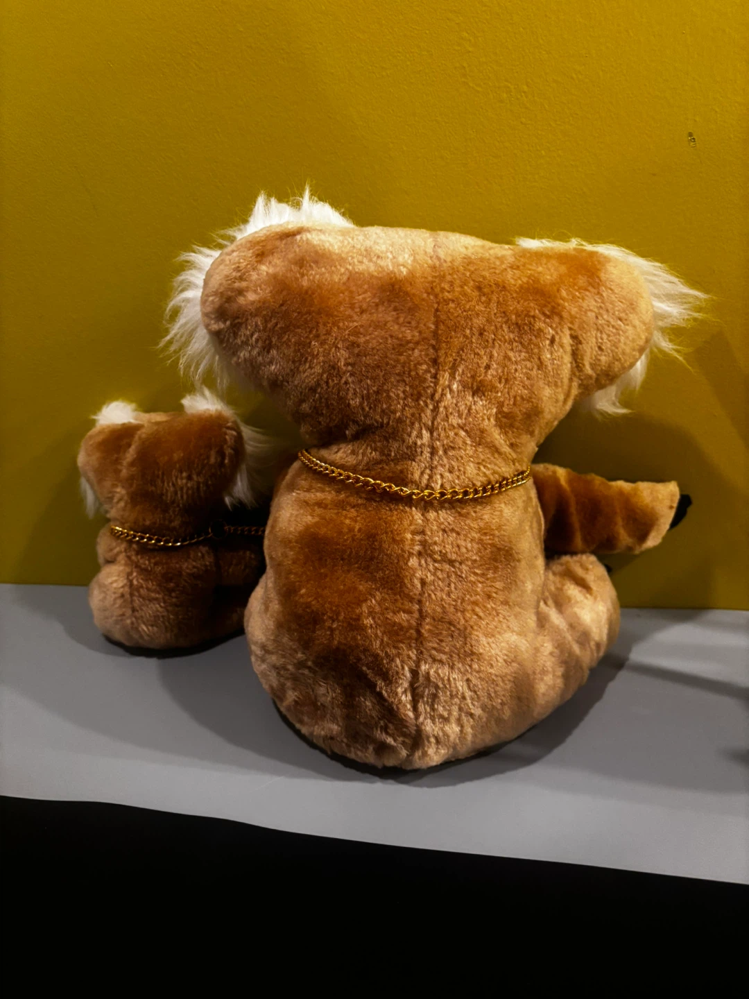 Plush Koala Pair with Gold Chain Necklace - photo 4