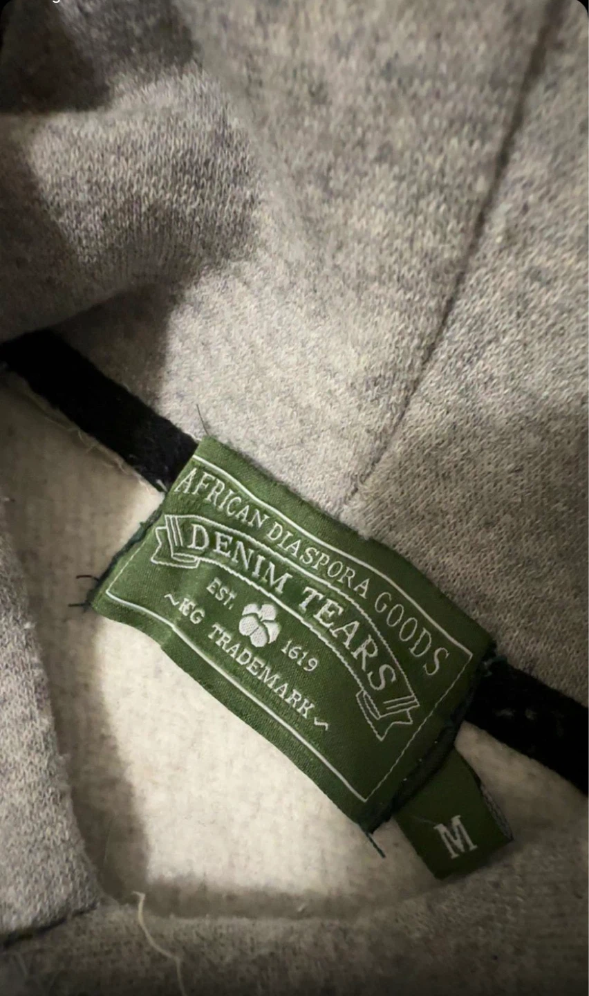 Denim Tears Hoodie - Grey - Size M - photo 2