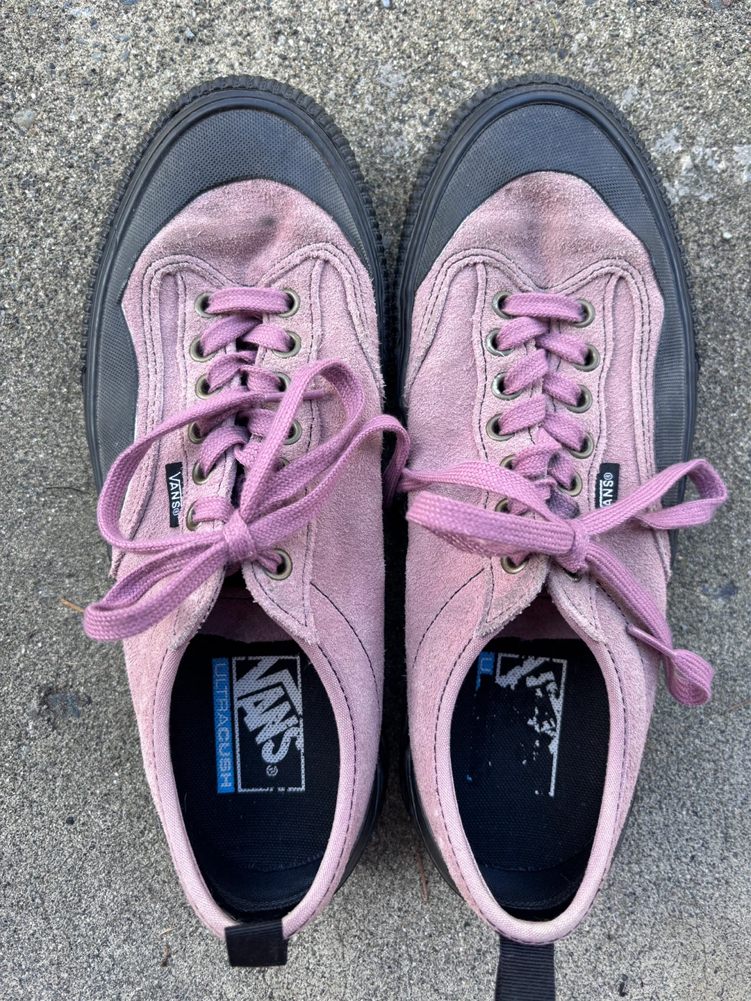 Vans Ultracush Suede Pink Sneakers