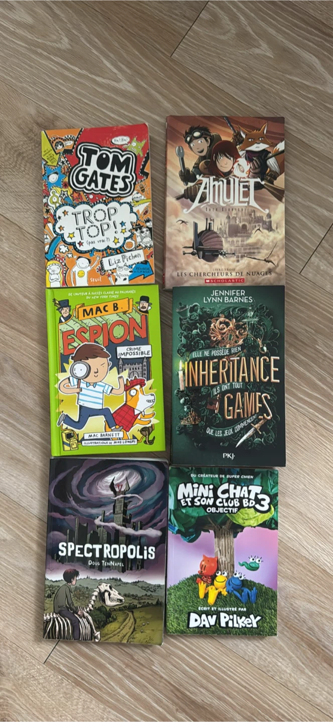 French graphic novels for kids and YA books