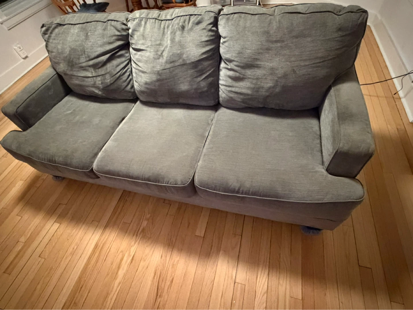 Gray Fabric Sofa - photo 4