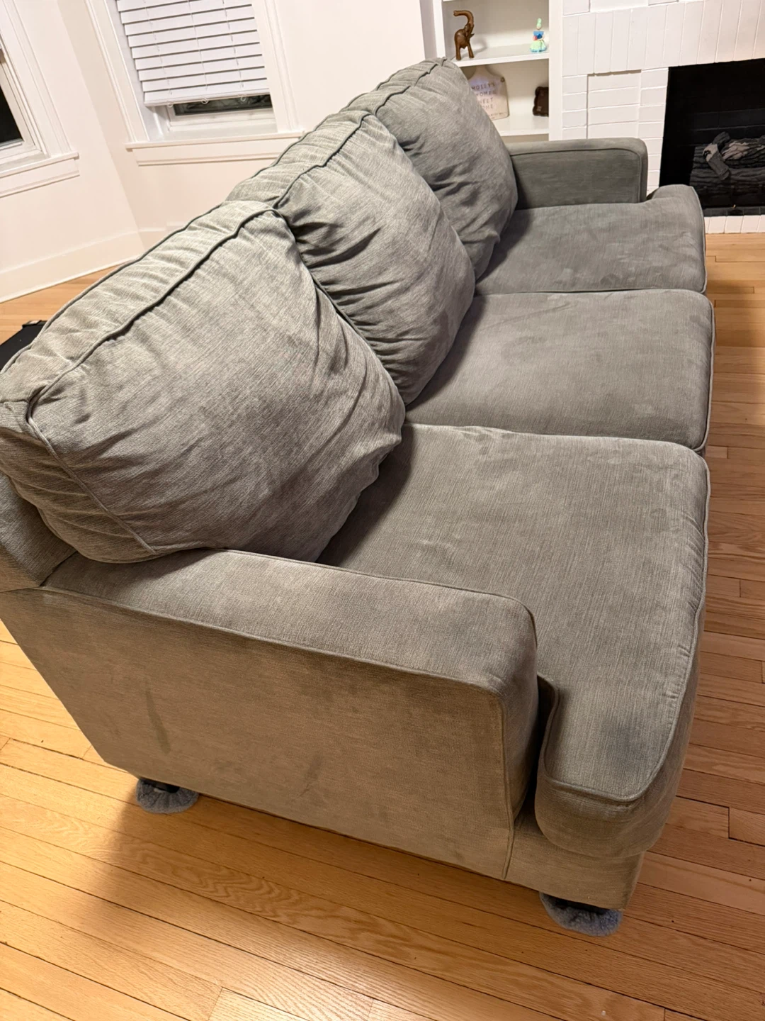 Gray Fabric Sofa - photo 3