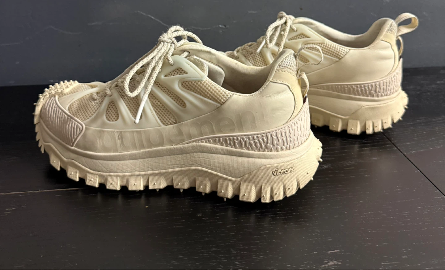 Moncler Trail Running Shoes Cream White 🌱