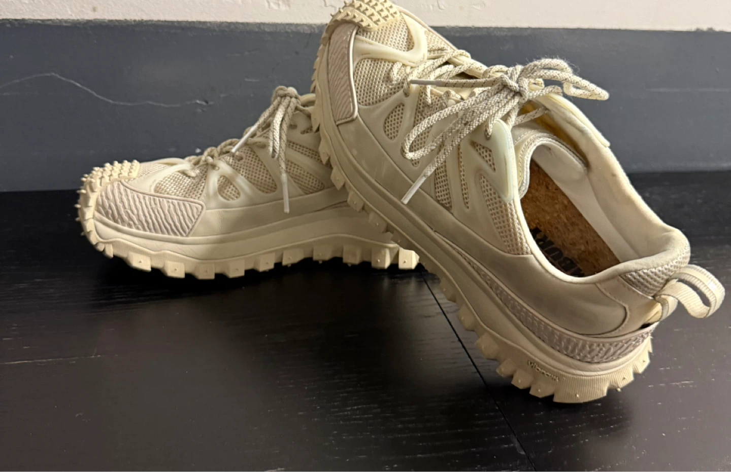 Moncler Trail Running Shoes Cream White 🌱 - photo 4