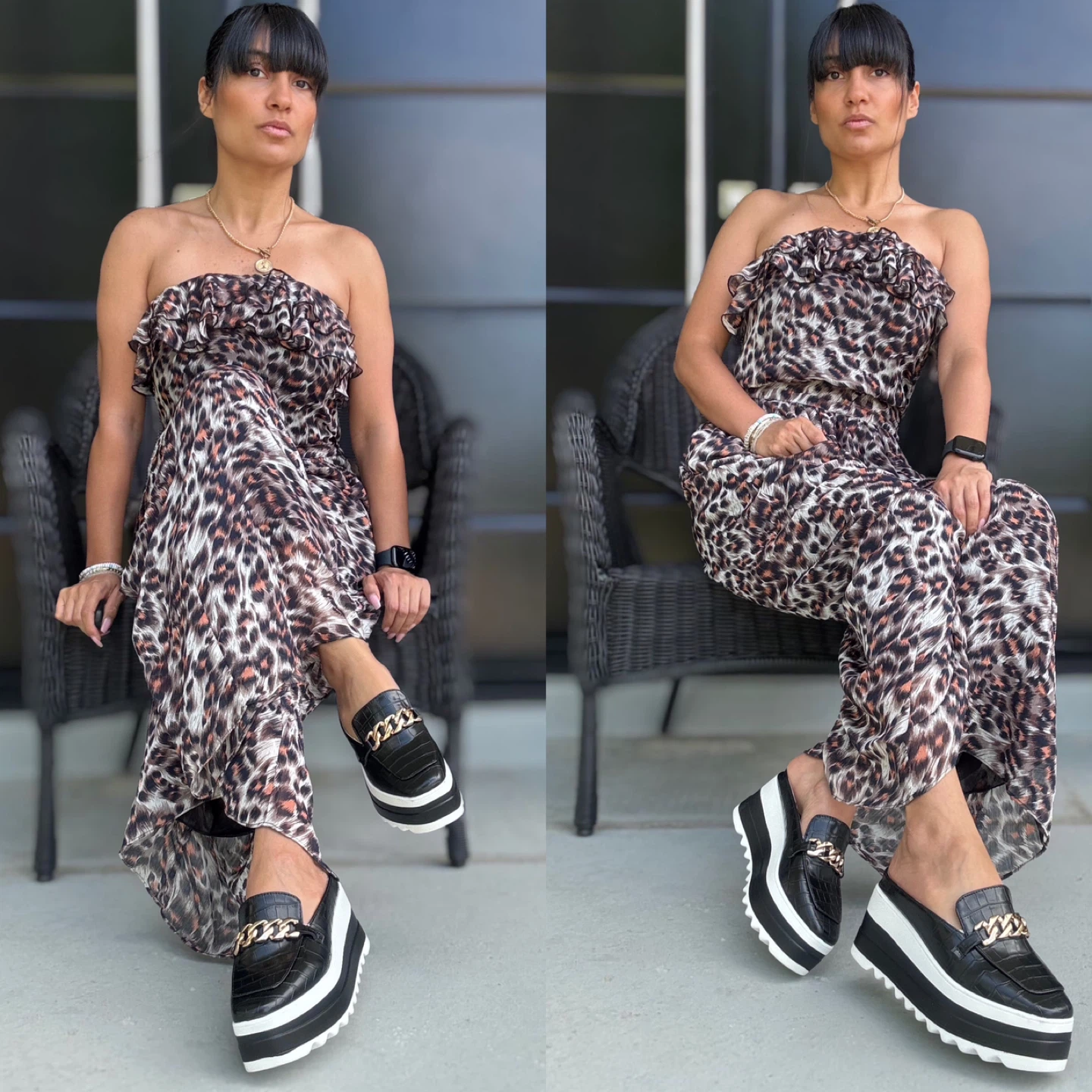 Platform Chain Loafer Mules - photo 4