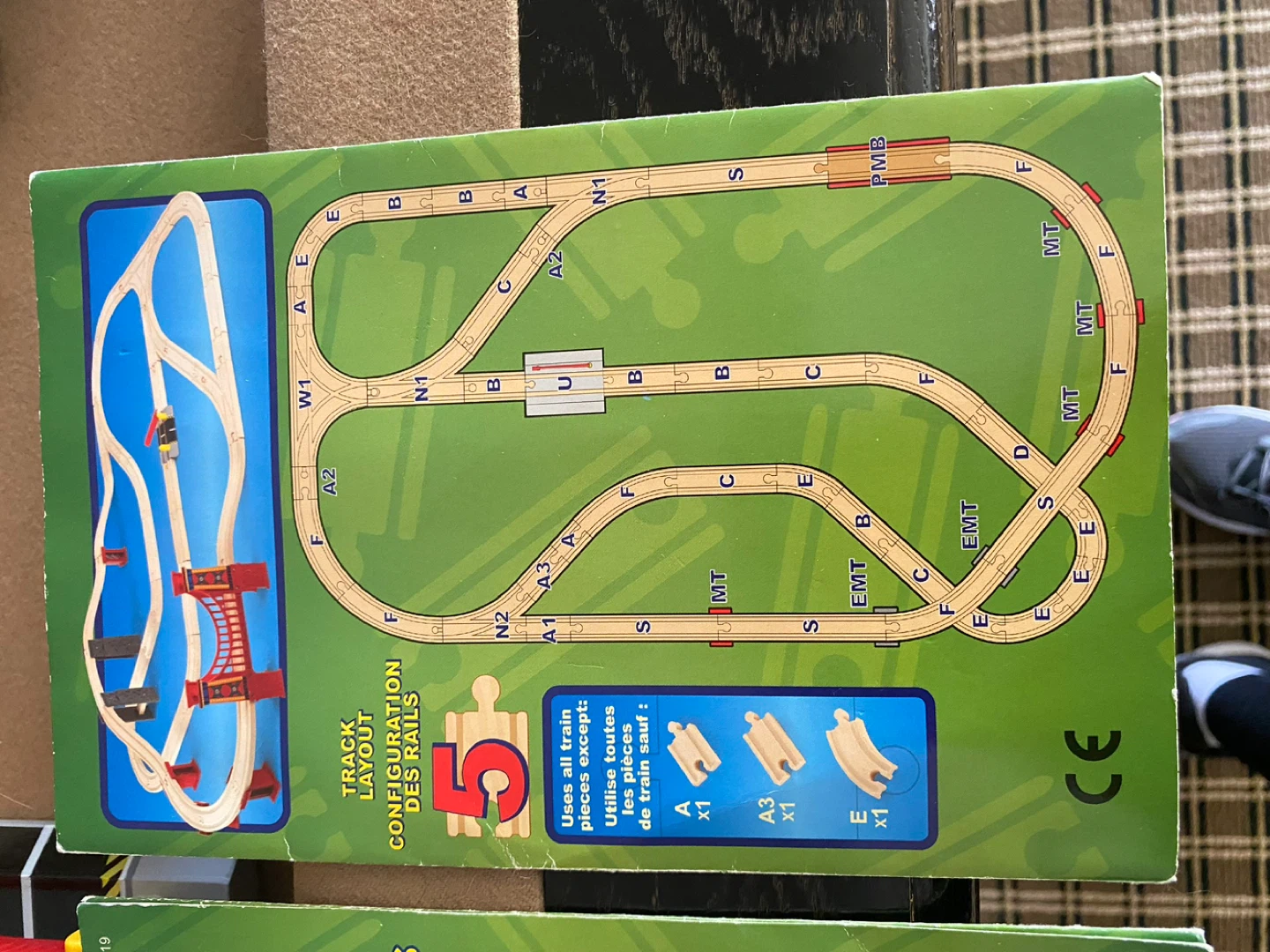 Train and track 110 pieces set + Fire truck - photo 4