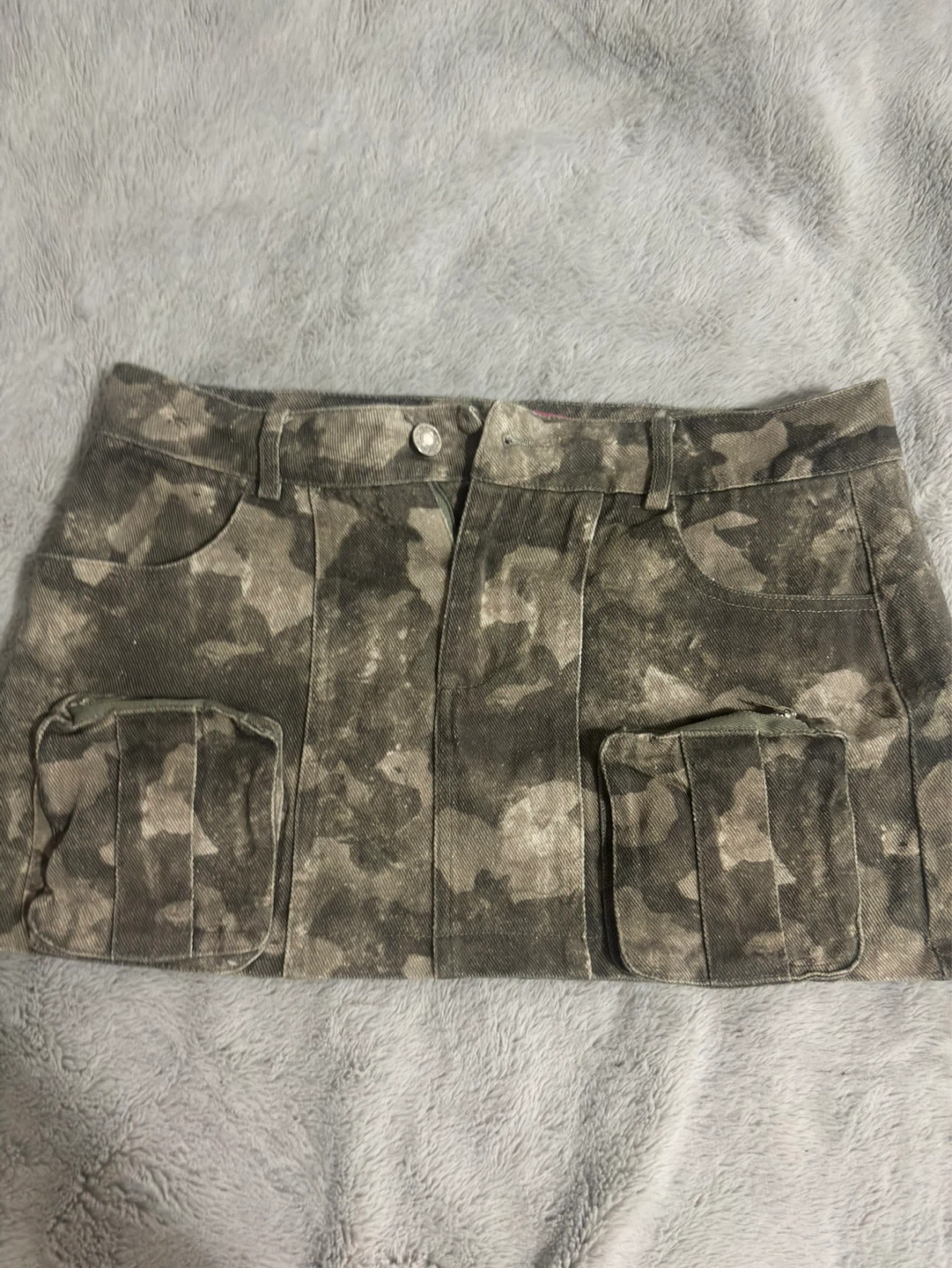 Edikted Camo Skirt