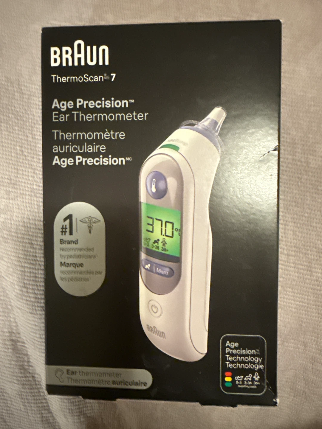 Braun ThermoScan 7 Age Precision Ear Thermometer