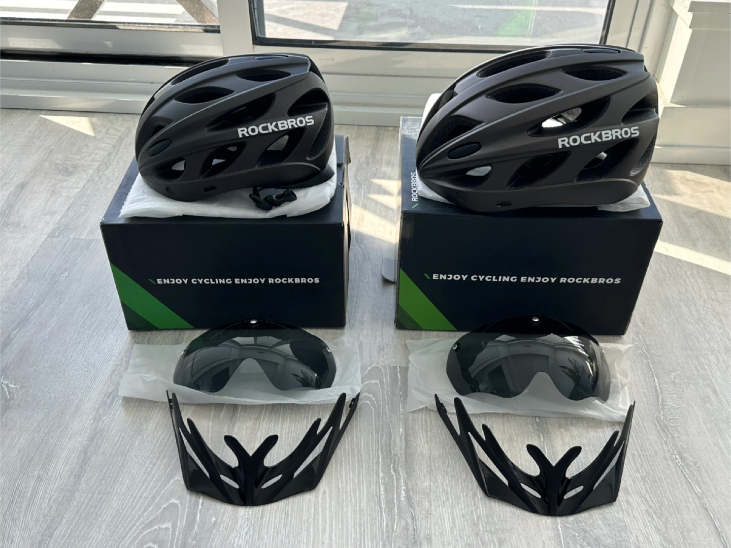 Rockbros Cycling Helmets with Visors (2 available)
