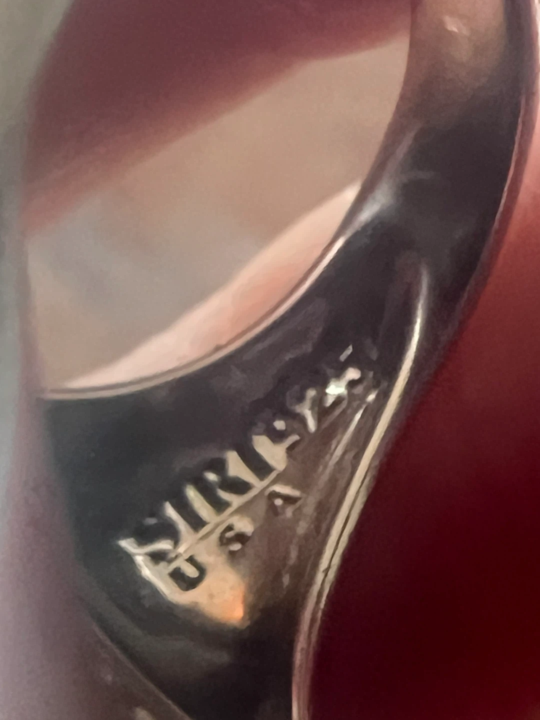 925 Sterling Silver Ring with Black and Gold Inlay - photo 2