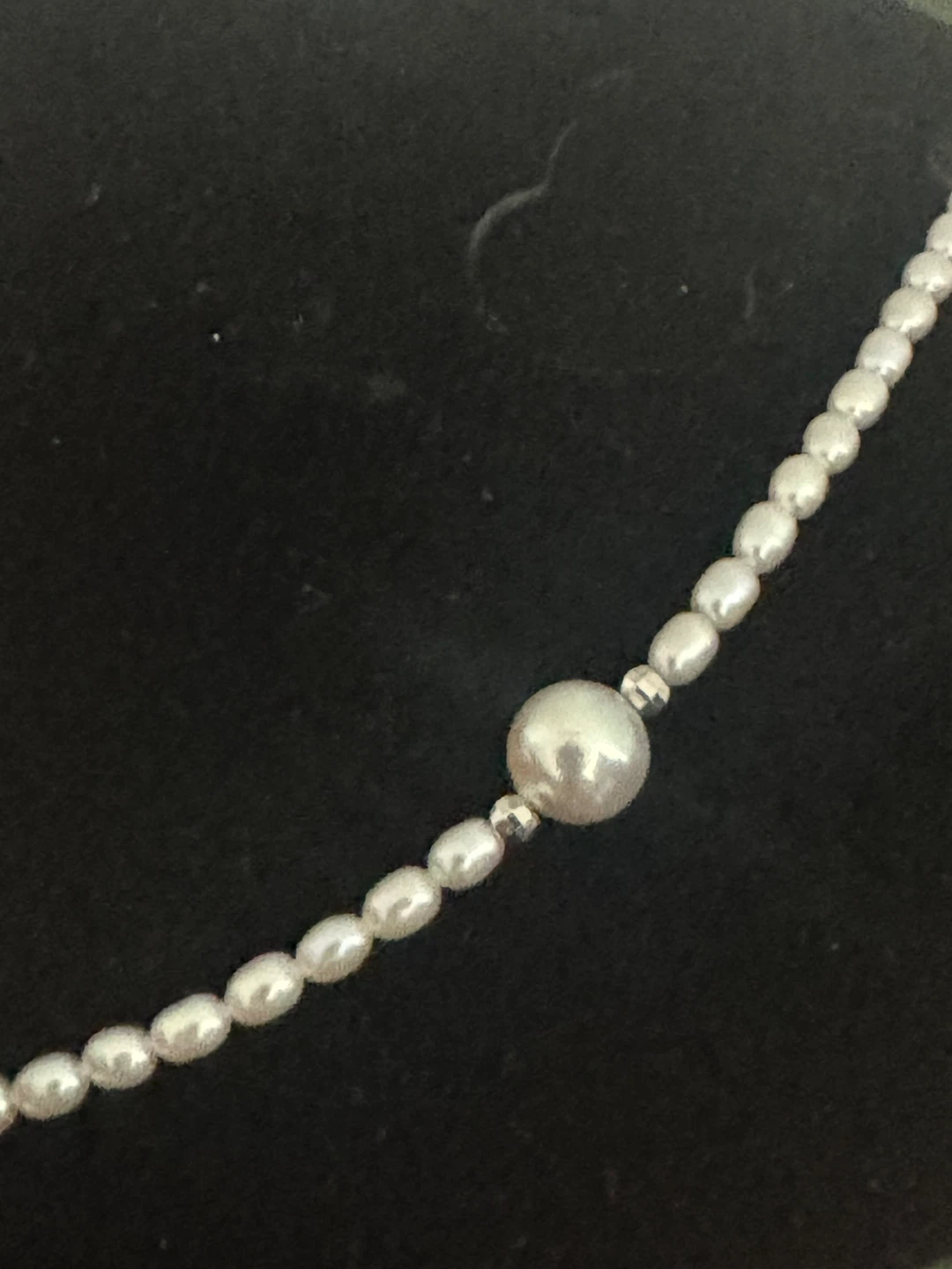 Pearl Necklace with Silver Clasp from Japan - photo 3