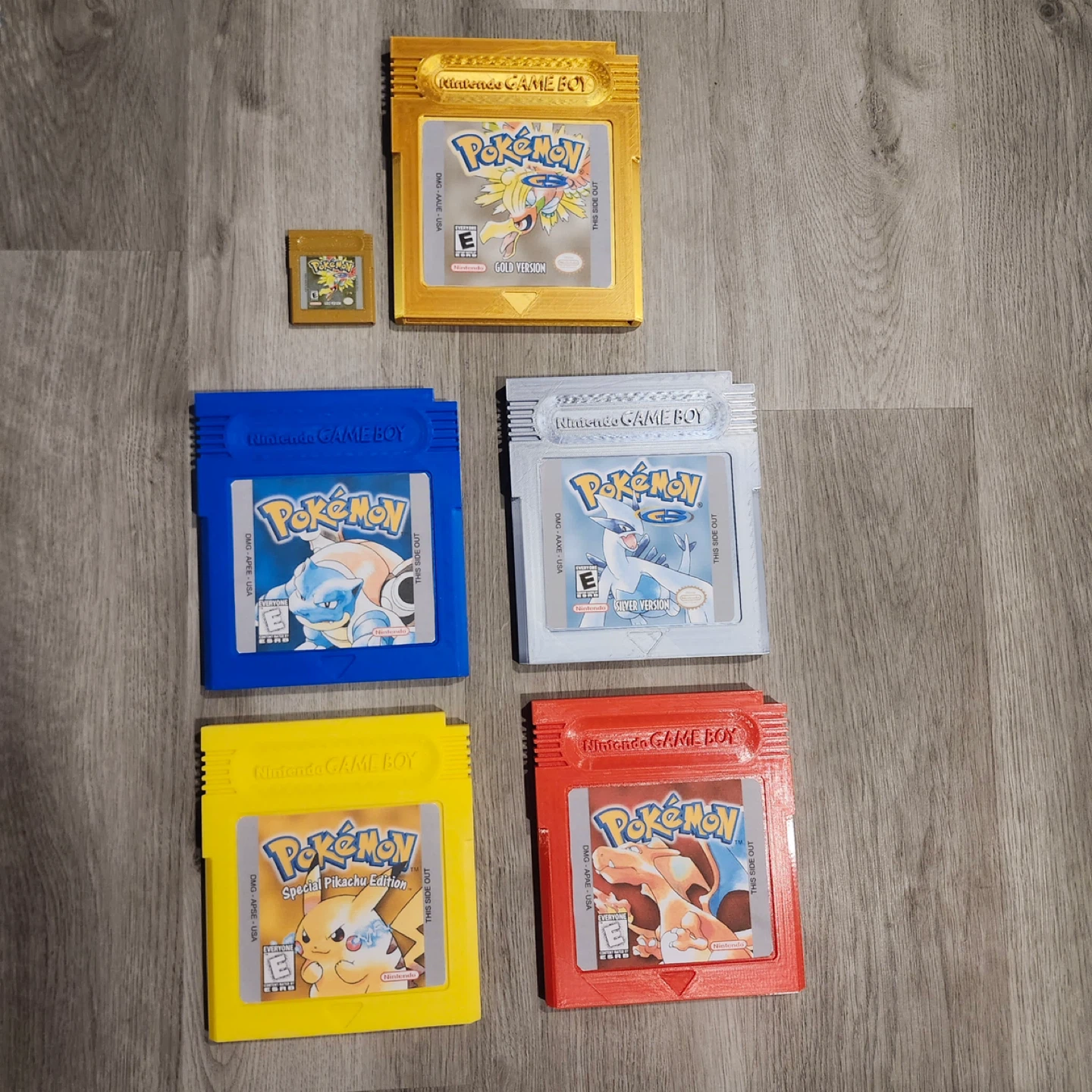 Nintendo Game Boy Pokemon Games wall hangers