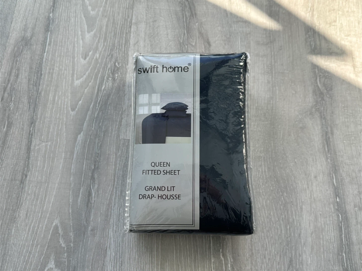Swift Home Queen Fitted Sheet - Black