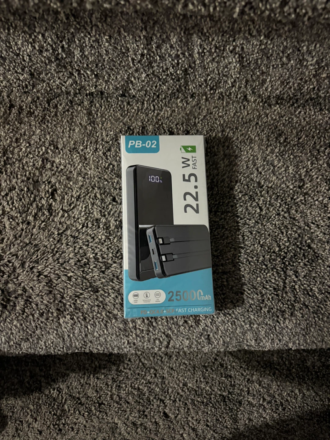 Power Bank PB-02 22.5W Fast Charging 25000mAh