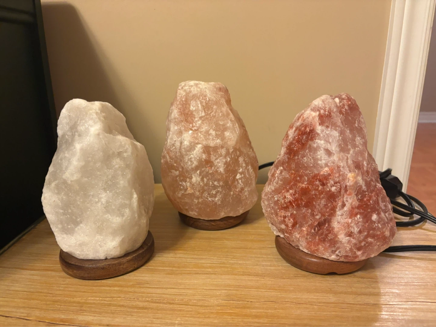 Himalayan Salt Lamps (Set of 3)