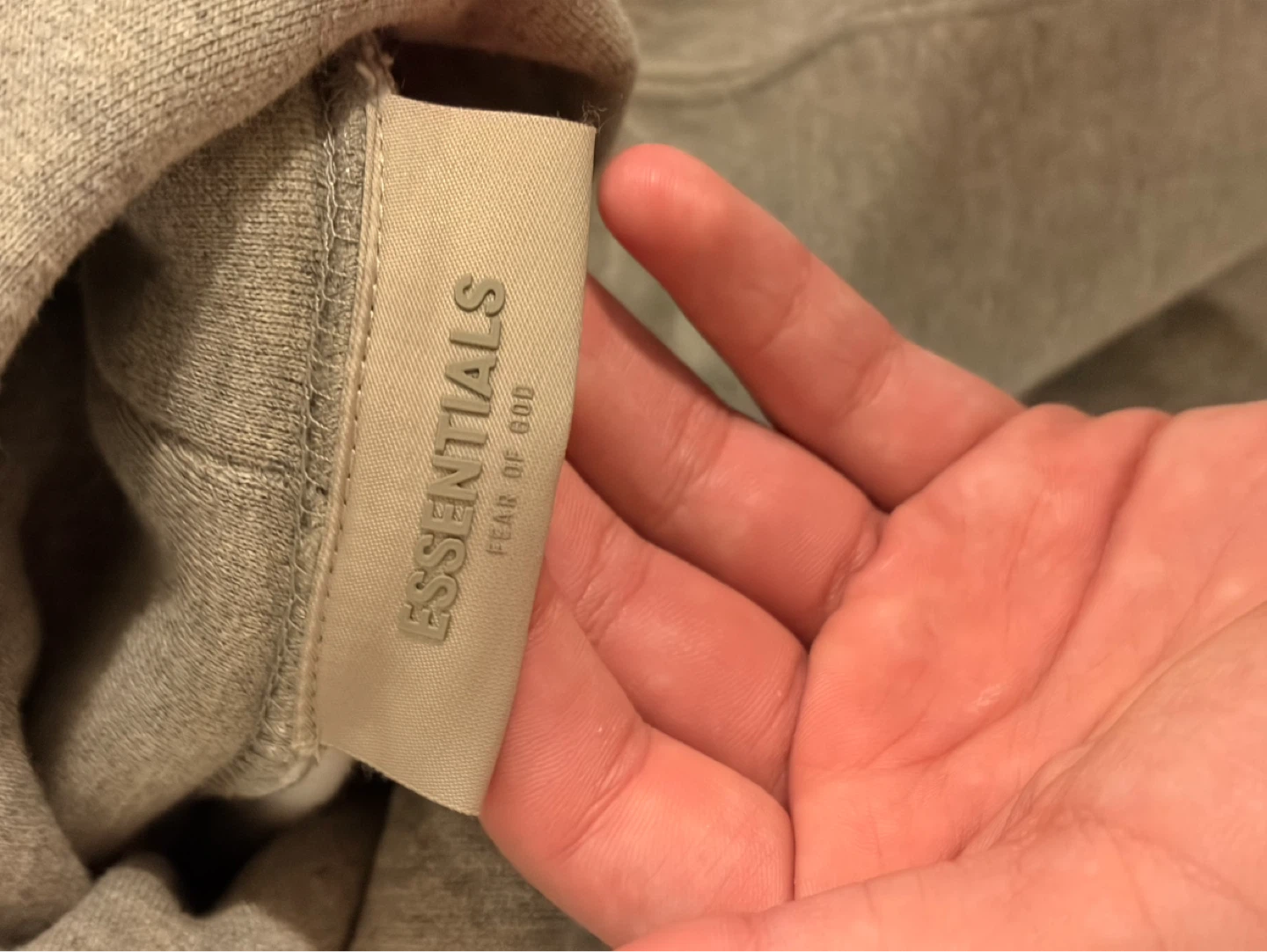 Essentials Fear of God Grey Hoodie - photo 5