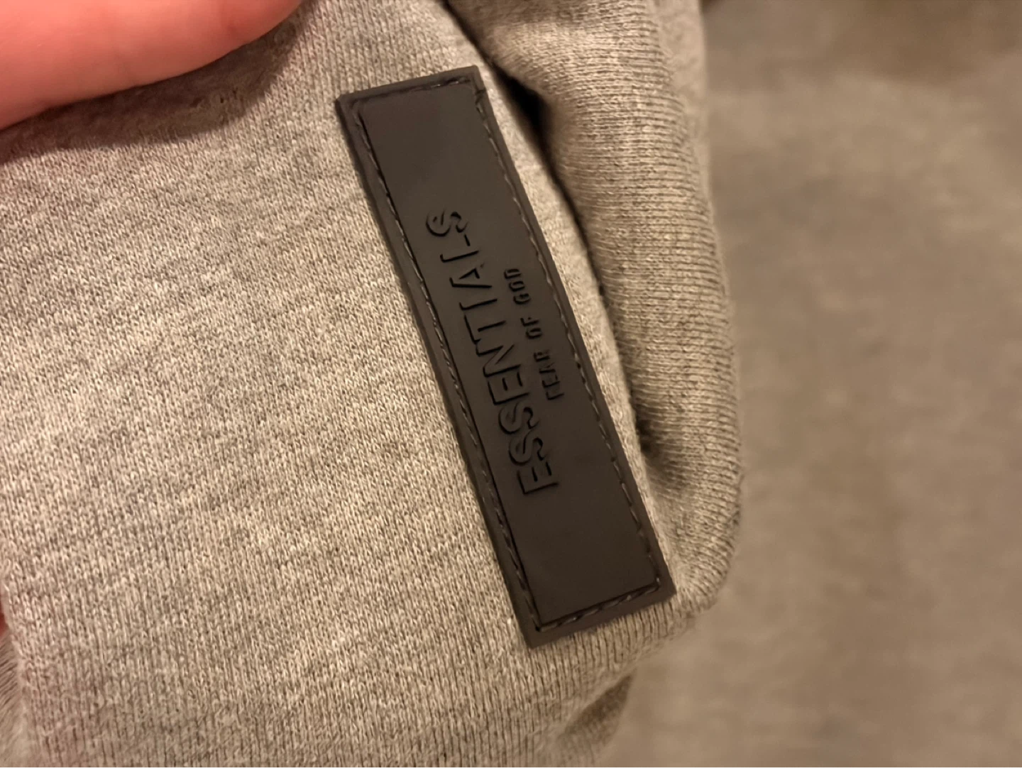 Essentials Fear of God Grey Hoodie - photo 4