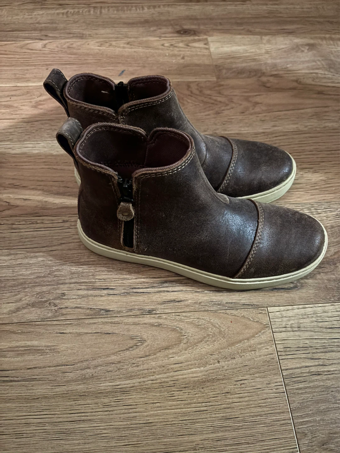 L.L.Bean Brown Leather Ankle Boots - photo 2