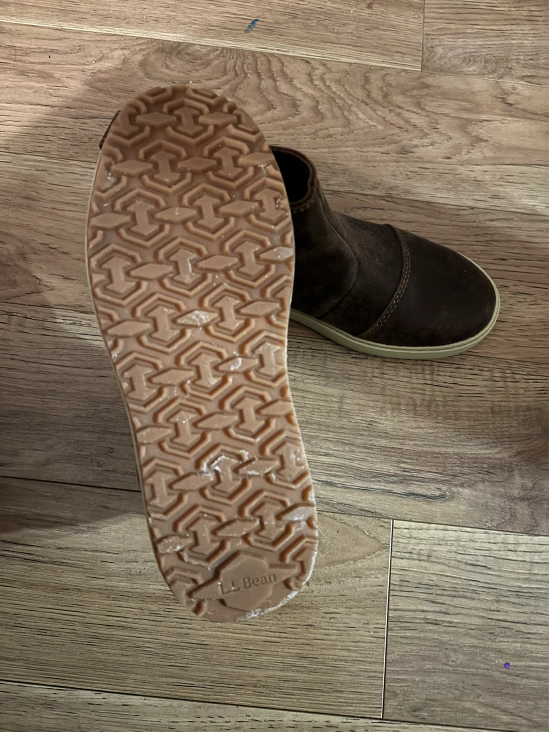 L.L.Bean Brown Leather Ankle Boots - photo 3