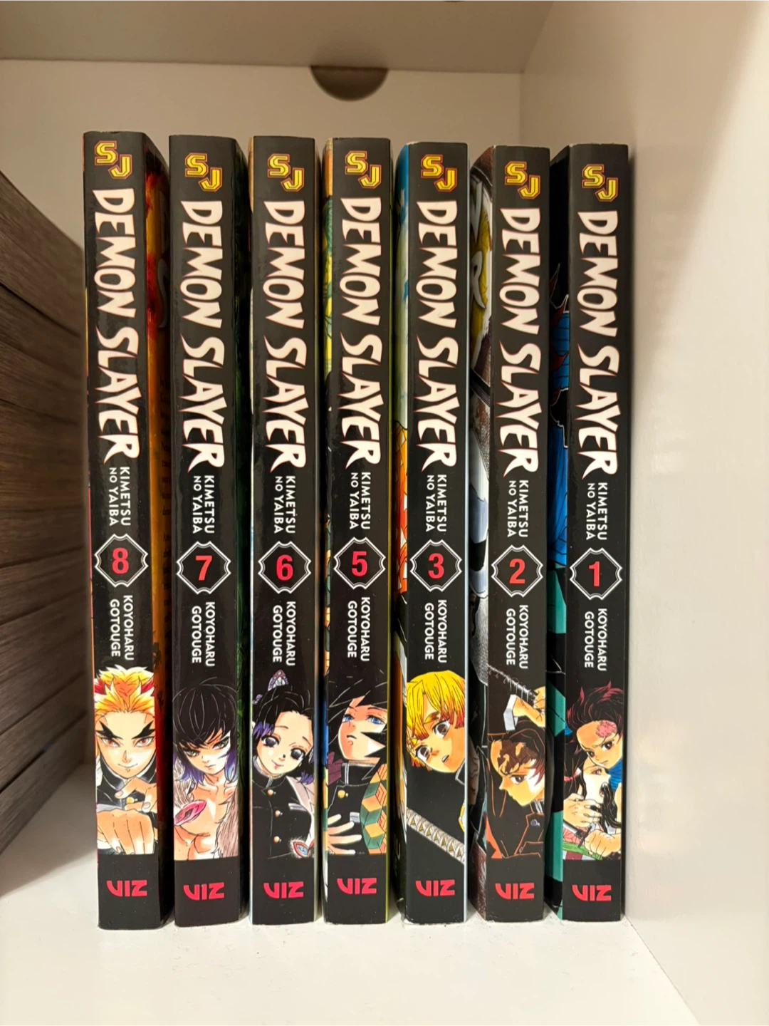 Demon Slayer: Vol 1-3 & 5-8