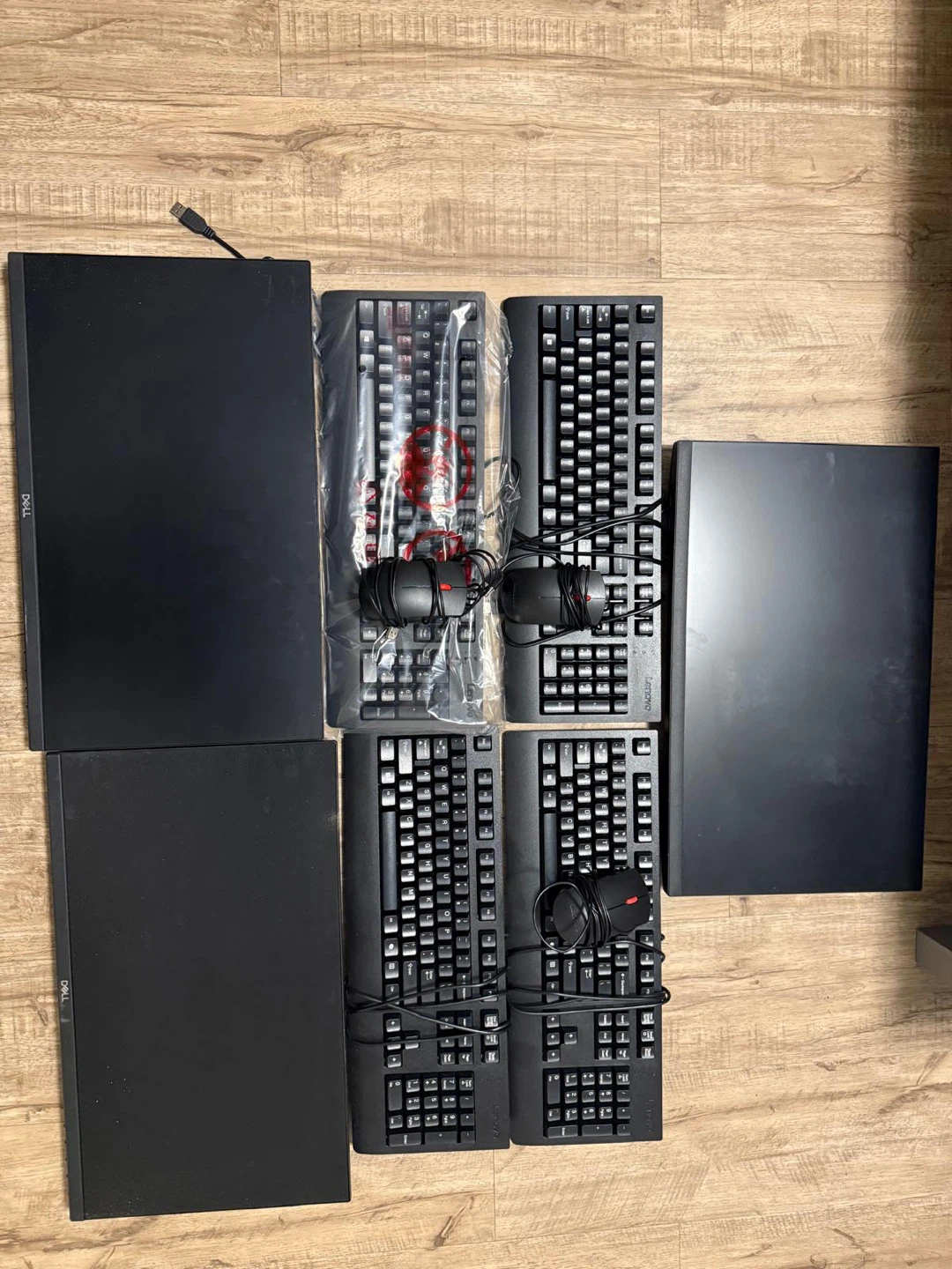 Dell Monitors, Keyboards, and Mice Bundle