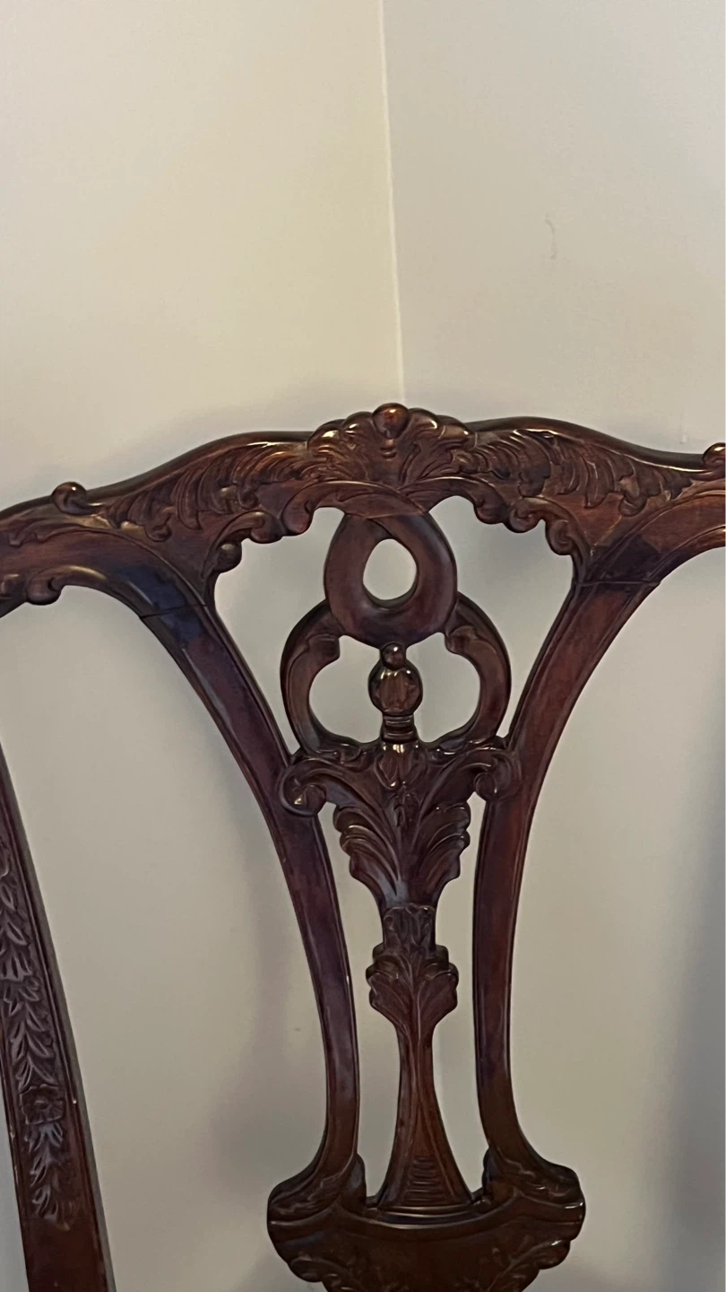 Antique Wooden Dining Chair - photo 2