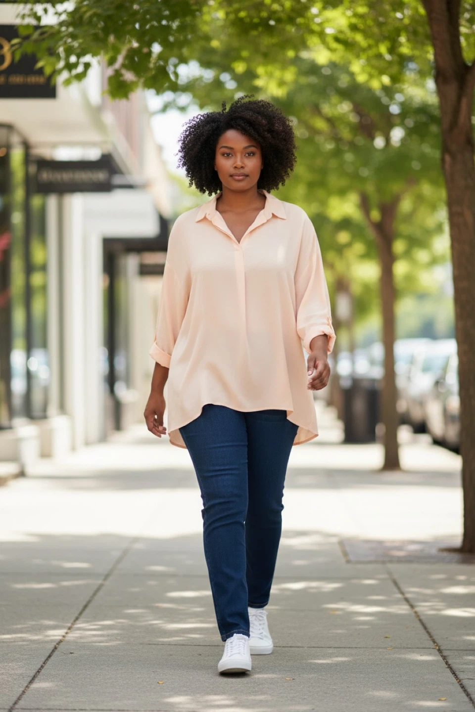 Peach Blouse - Size 3XL - photo 2