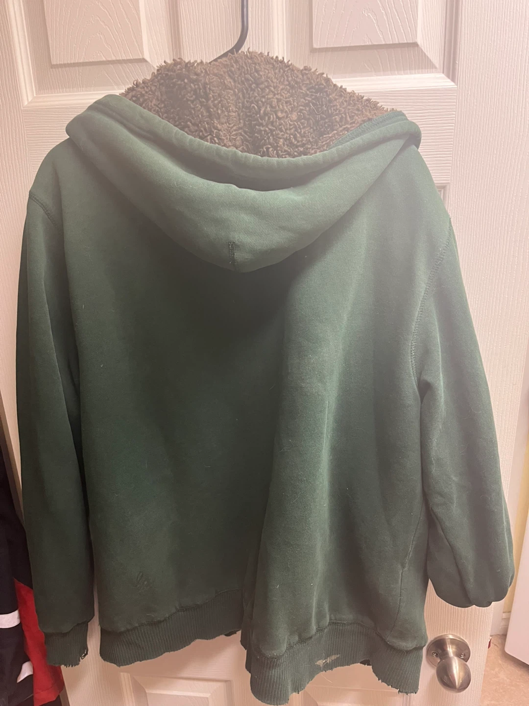 Old Navy Green Sherpa Lined Hoodie - photo 2