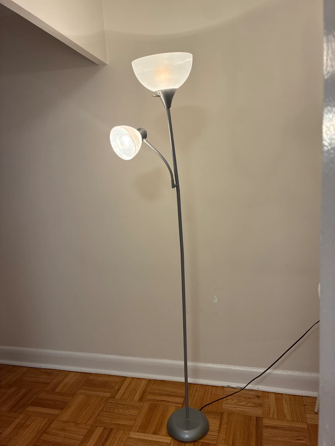Adjustable Floor Lamp with Two Lights - photo 2