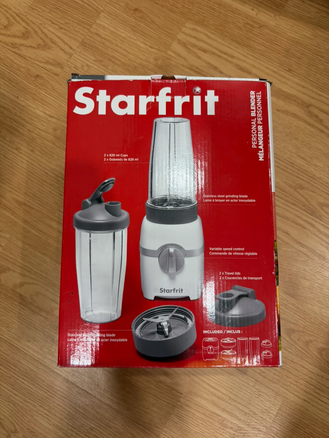 Starfrit Personal Blender with 2 x 828 ml Cups - photo 2