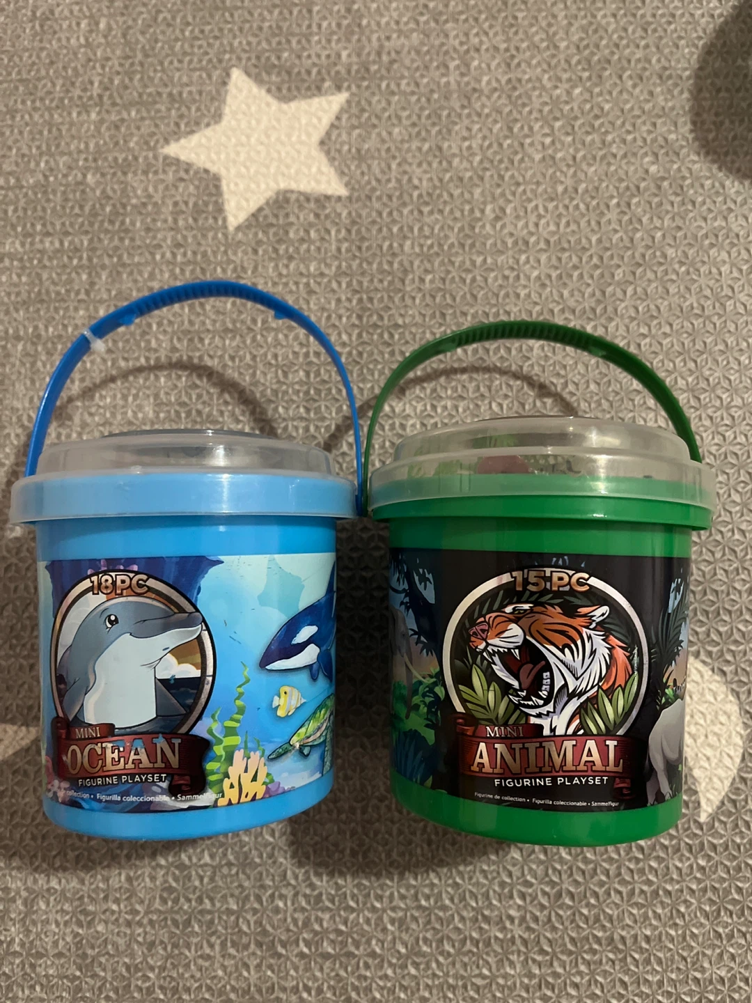 Mini Ocean & Animal Figurine Playset Buckets