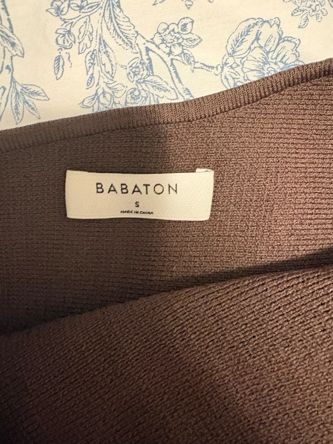 Babaton One Shoulder Knit Top - Size S - photo 2