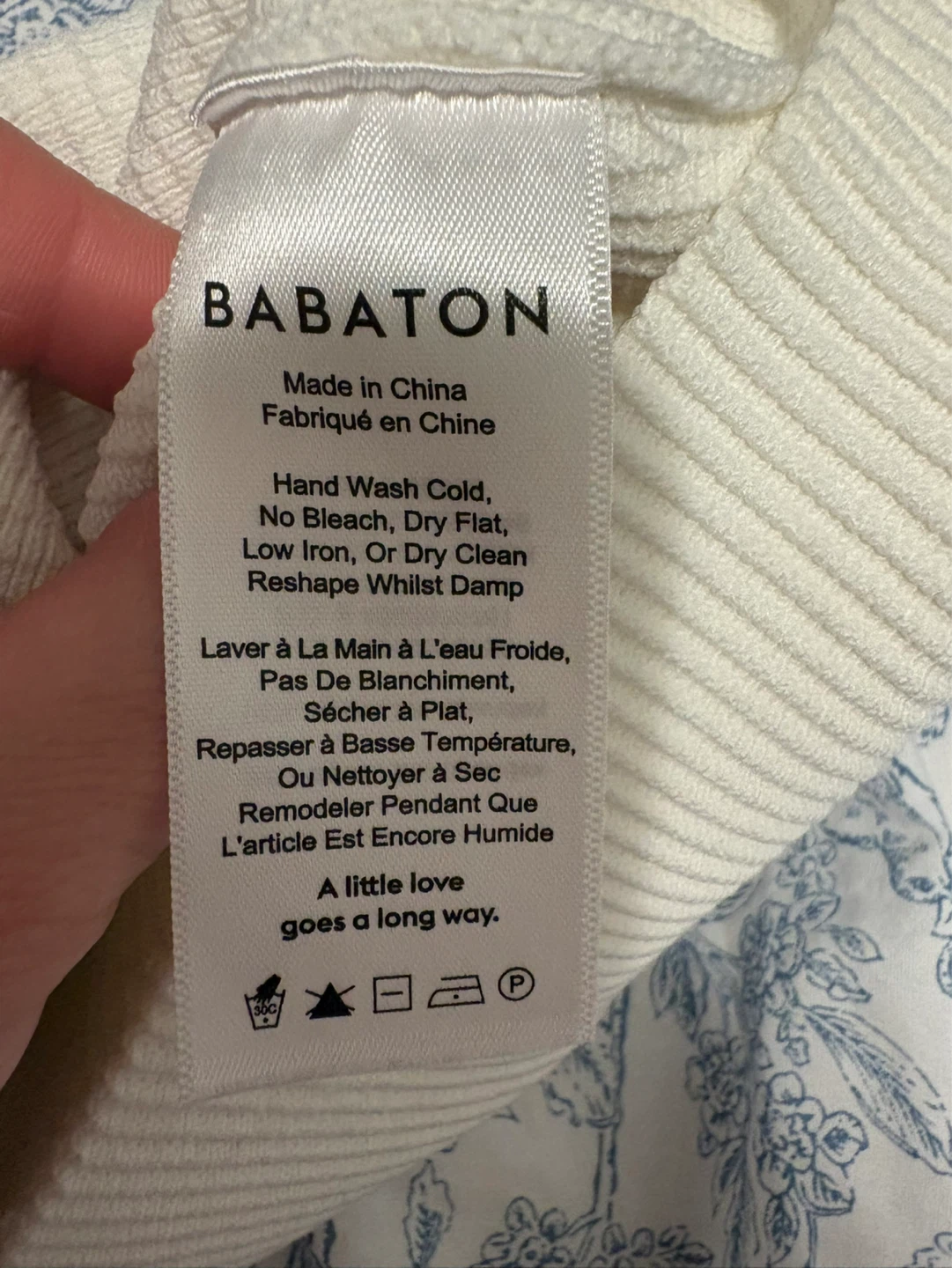 BABATON Cream Ribbed Knit Beanie - photo 2