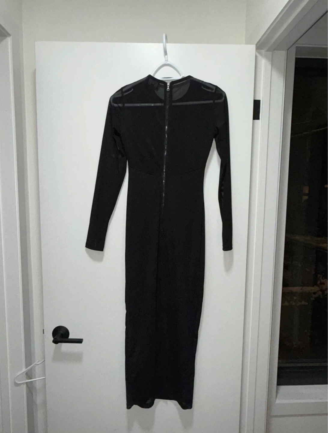 Bardot Black Mesh Corset Midi Dress - photo 4