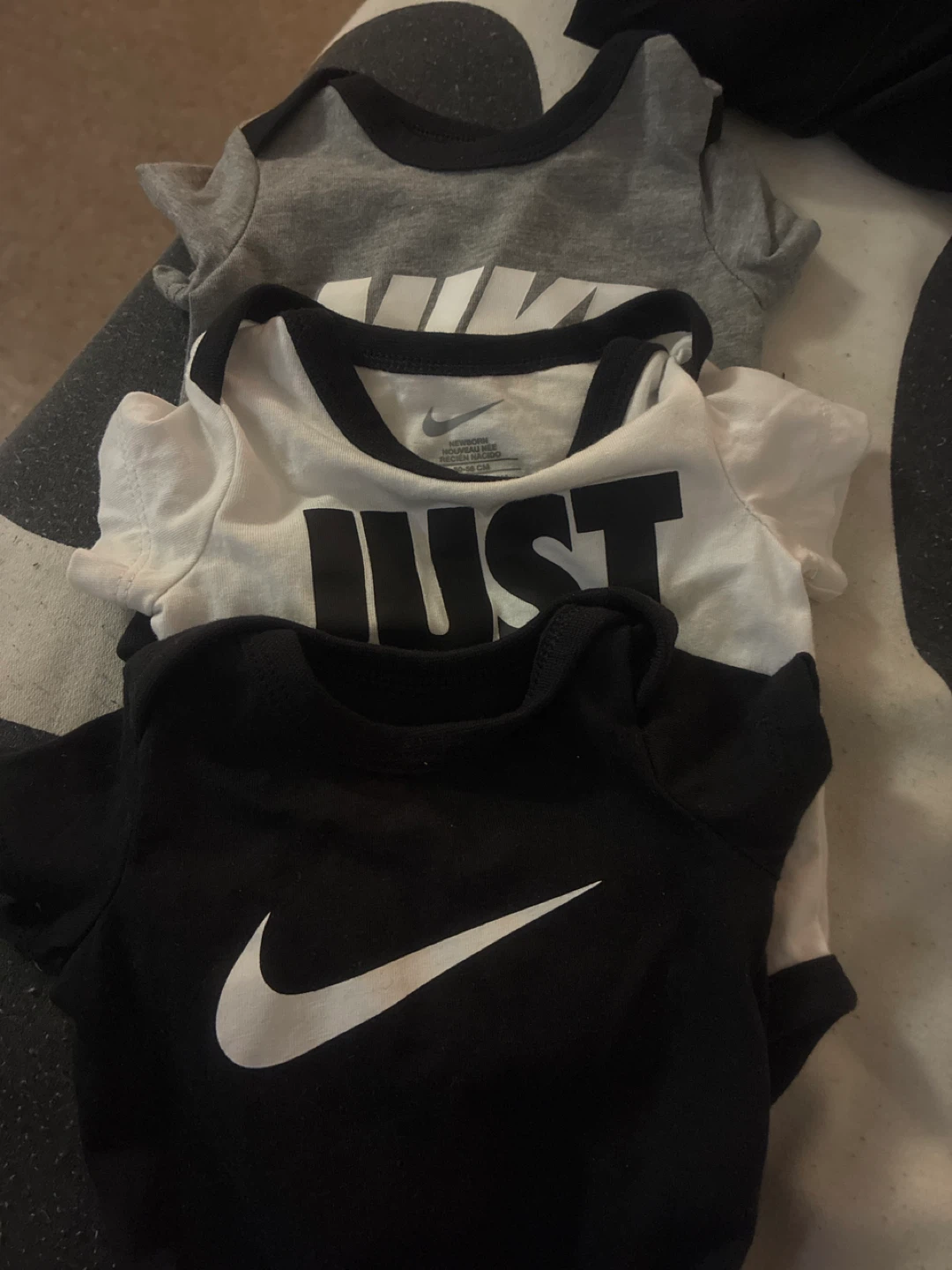 3-Pack Nike Baby Bodysuits