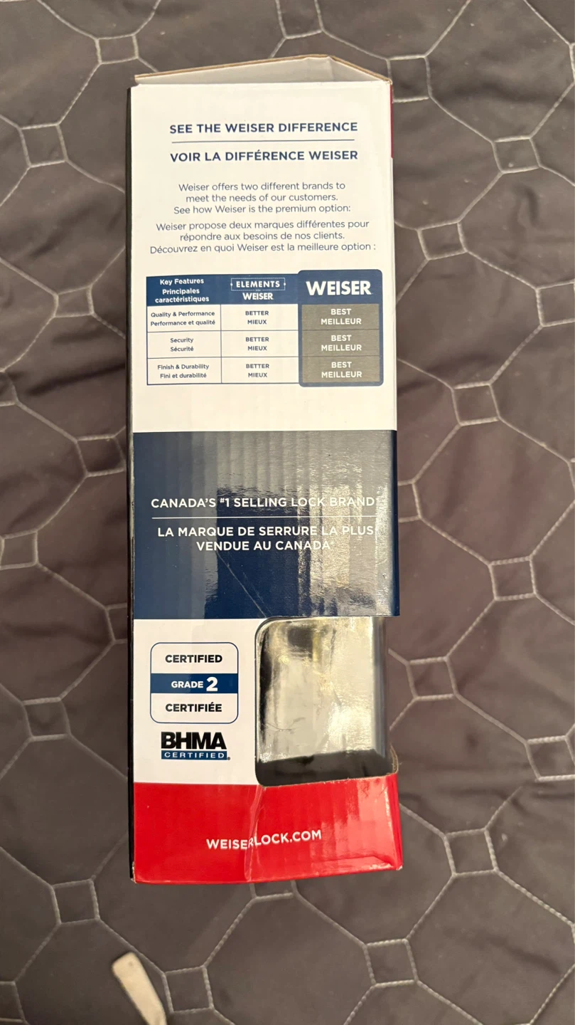 Weiser SmartKey Keyed Entry Lock - photo 3