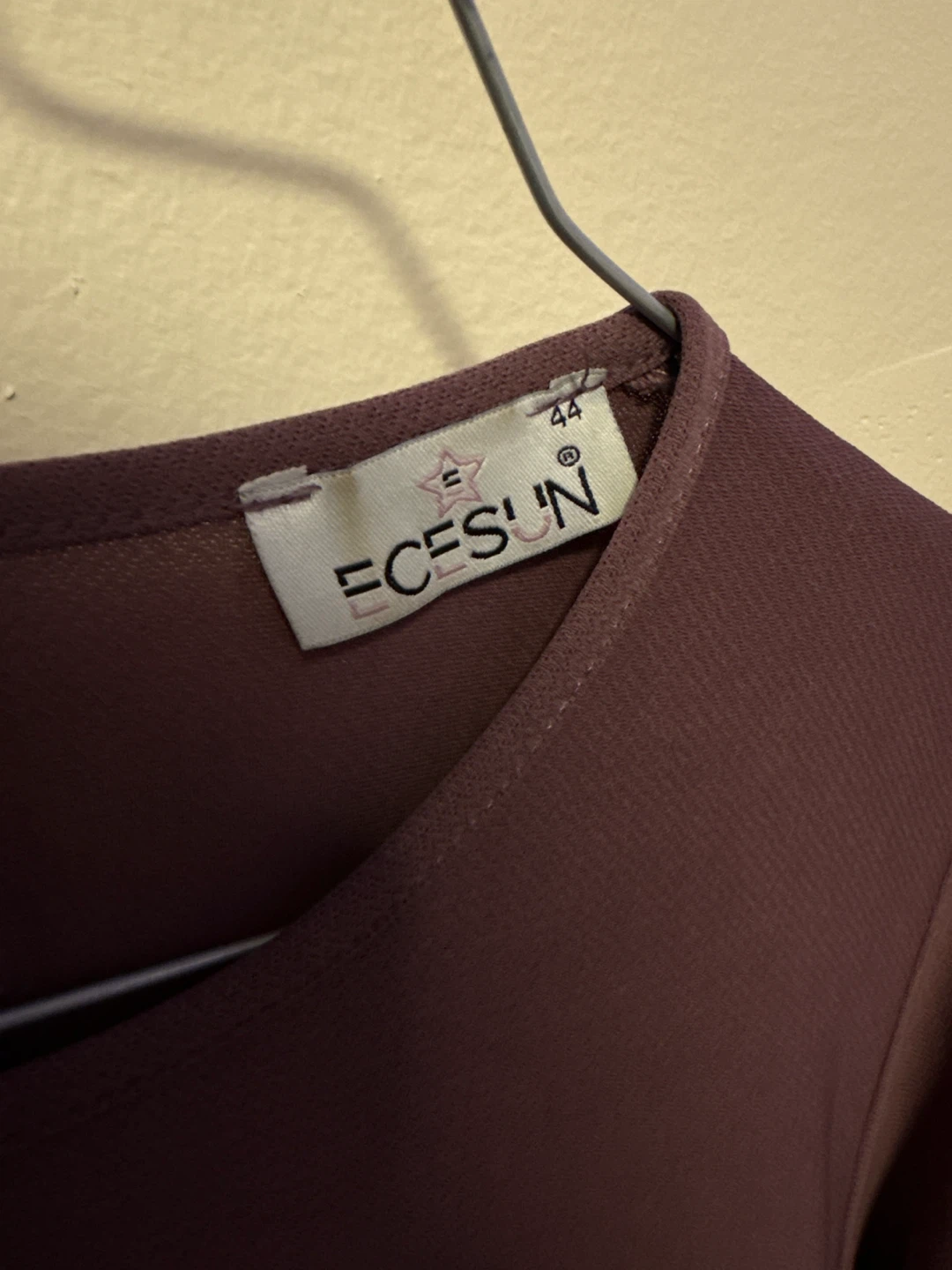 Soft Mauve Long-Sleeve Abaya (Size 44) - photo 4