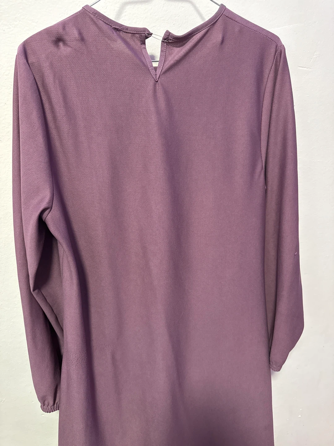Soft Mauve Long-Sleeve Abaya (Size 44) - photo 5