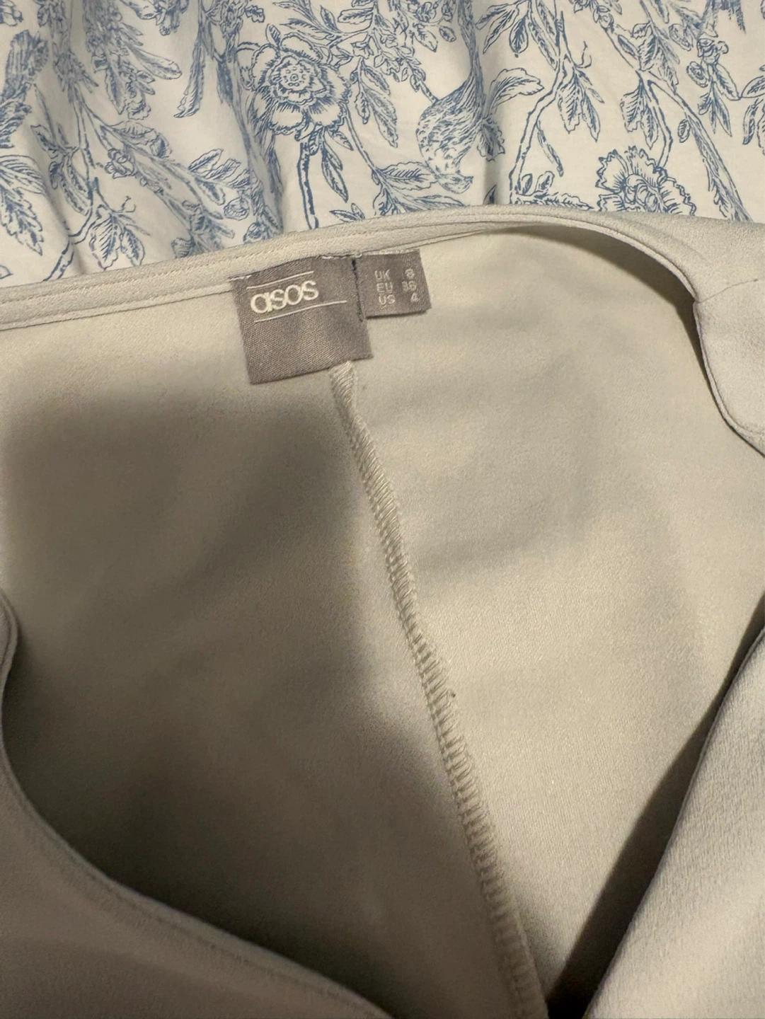 ASOS Long Sleeve V-Neck Dress Size 4 - photo 2