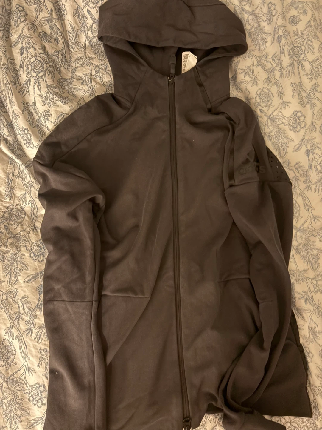 Adidas black Zip-Up Hoodie - photo 2