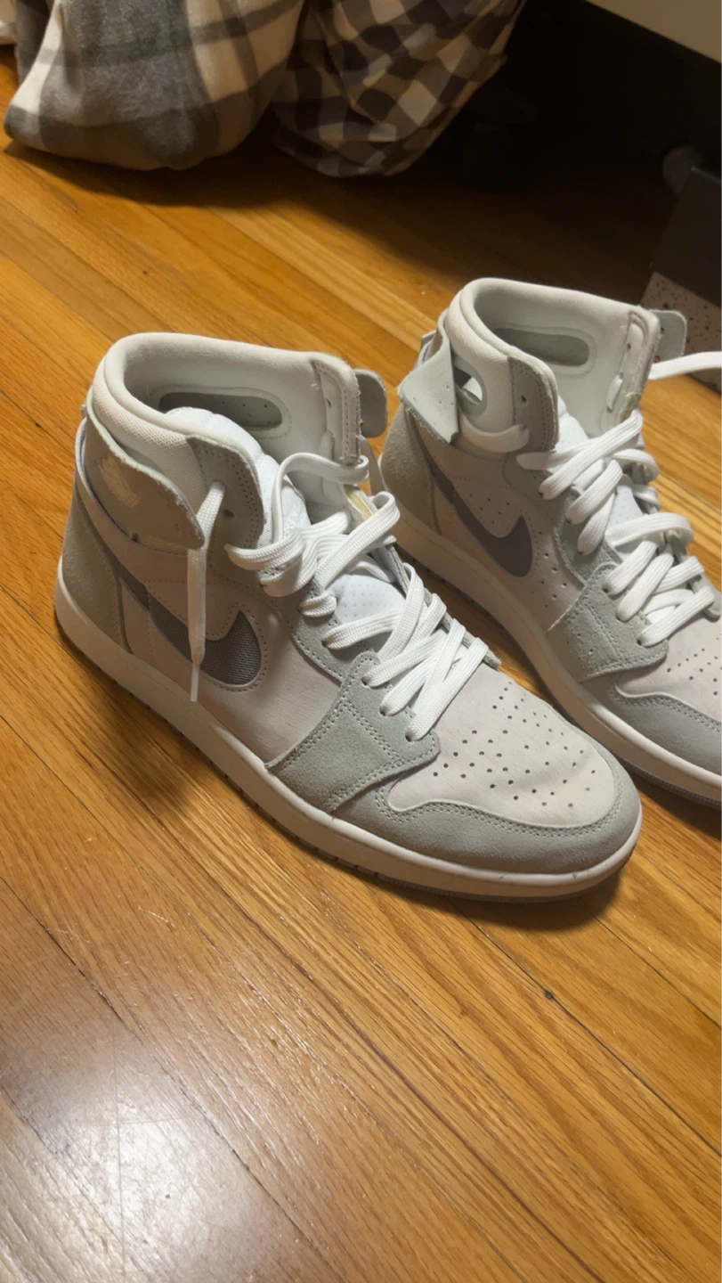 Nike Air Jordan 1 High Grey/White - photo 2