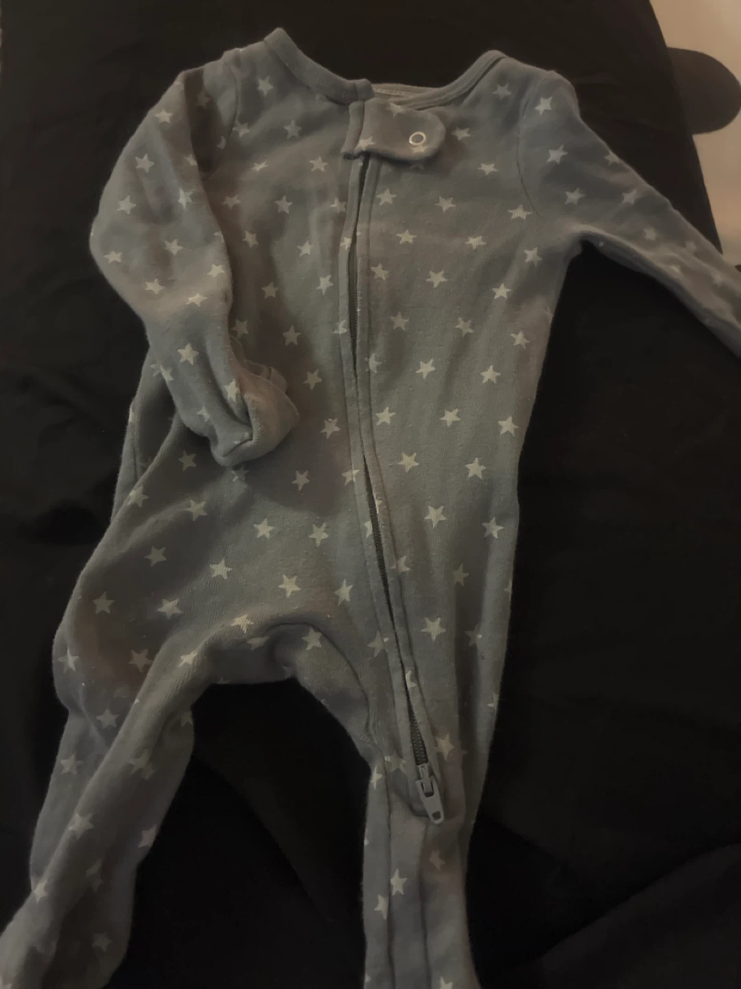 Gray Star Footed Pajamas