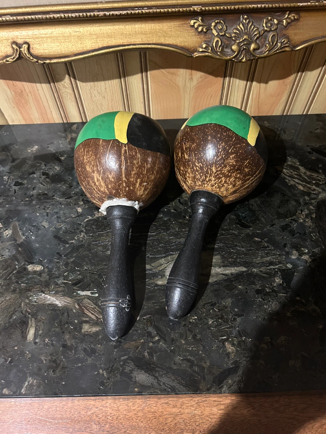 Jamaica Themed Coconut Maracas - photo 3