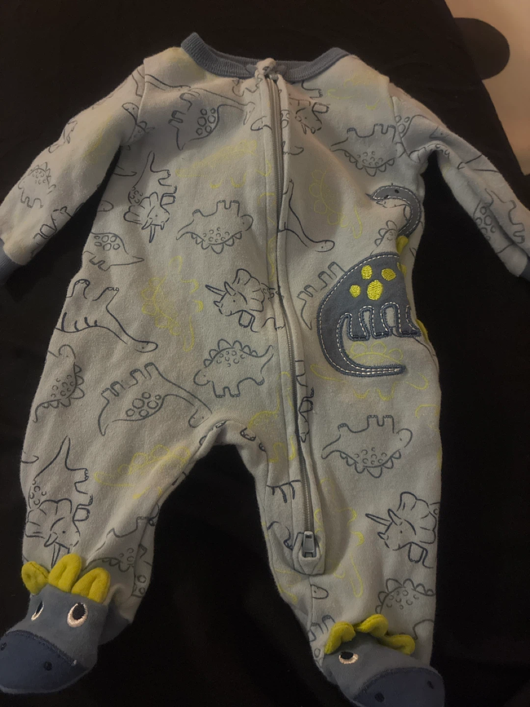 Baby Boy Dinosaur Footie Pajamas