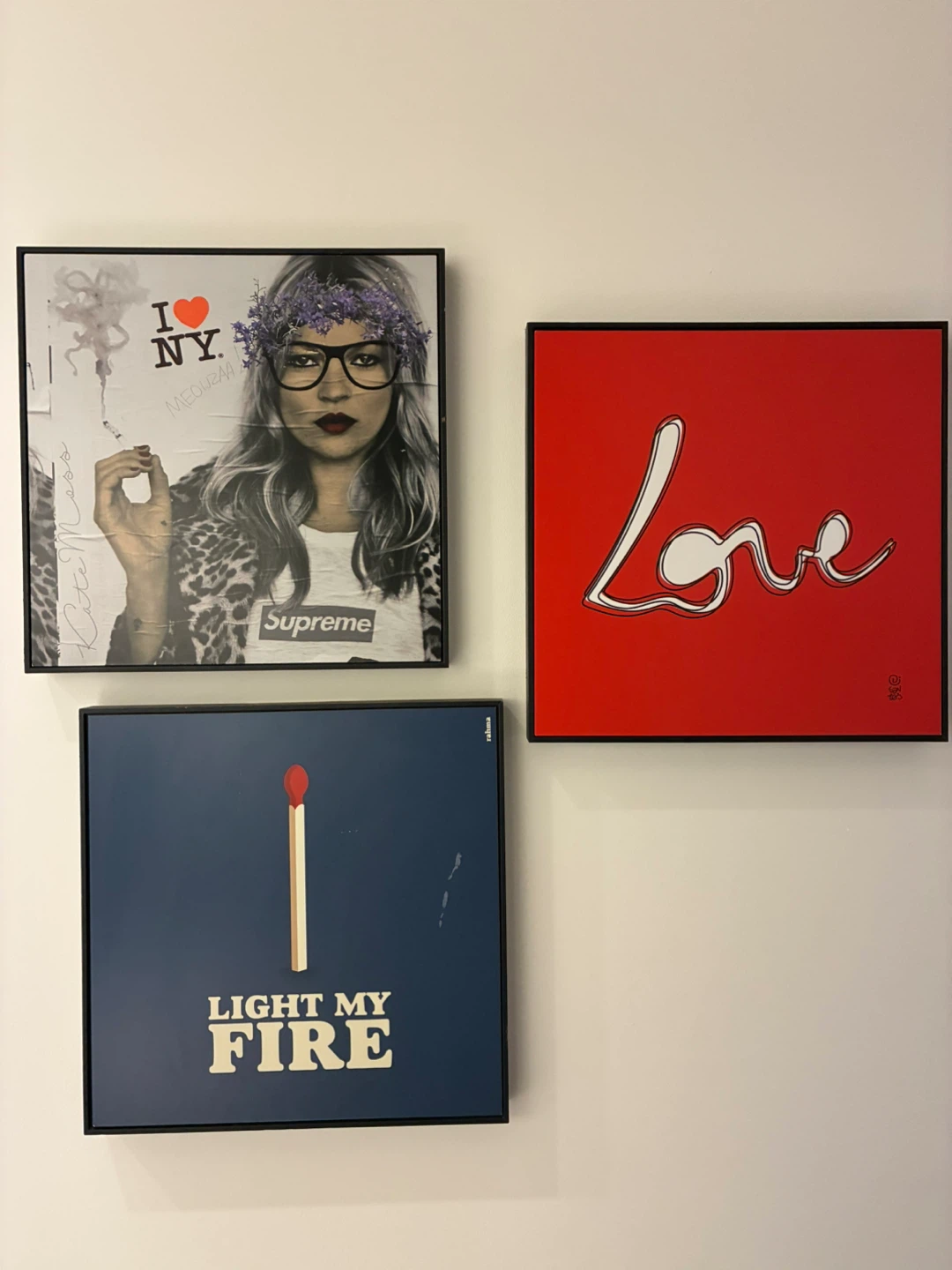 Set of 3 Framed Wall Art Prints
