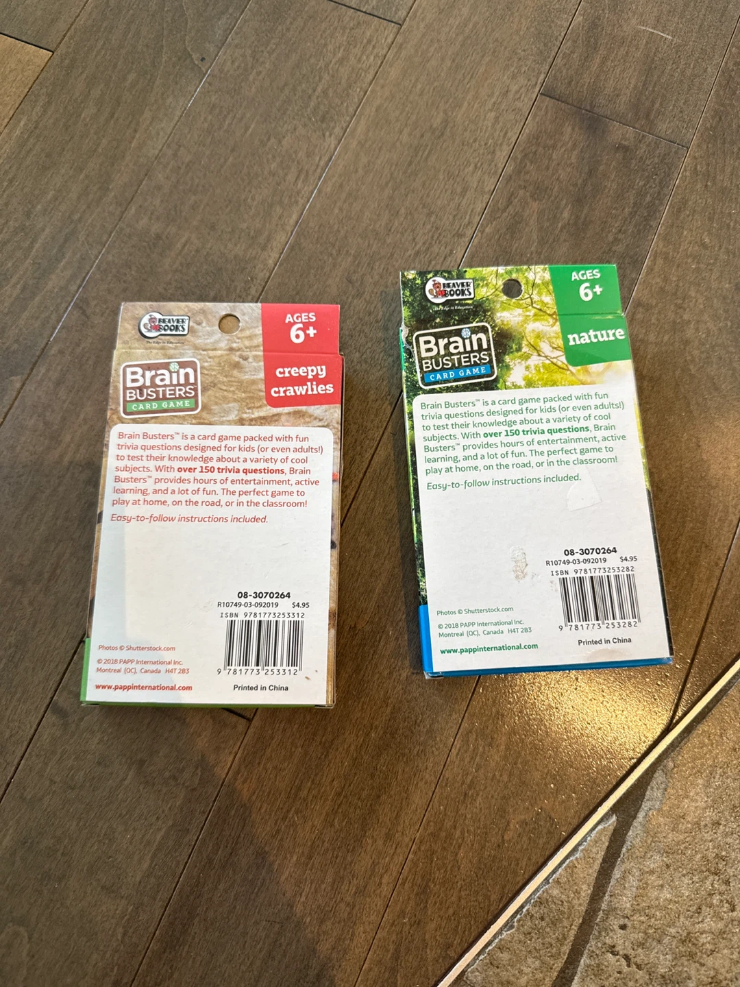 Brain Busters Card Game - Creepy Crawlies & Nature - photo 2